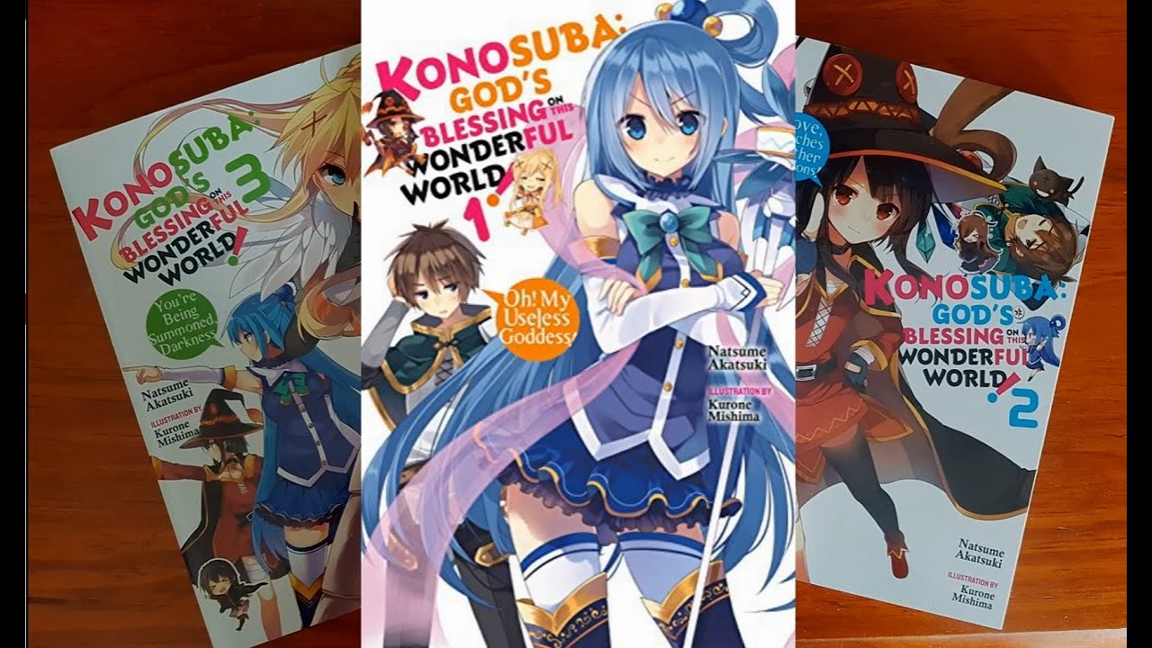 konosuba light novel volume 1